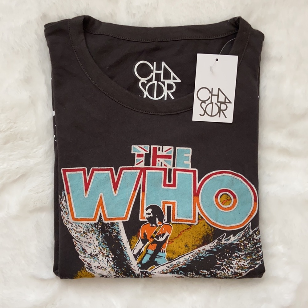 New CHASER The Who Concert black graphic Tee - Picture 6 of 7